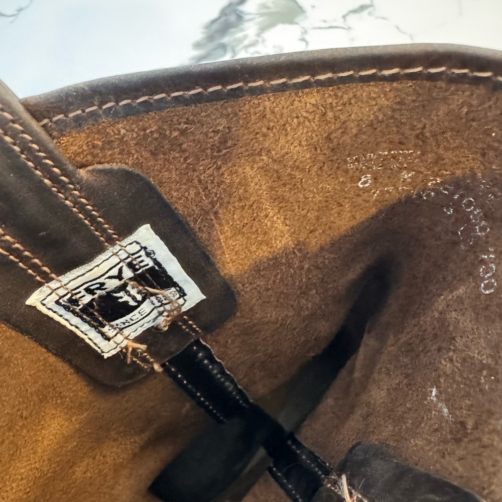 Classic Frye Harness Leather Boots - Picture 4 of 7
